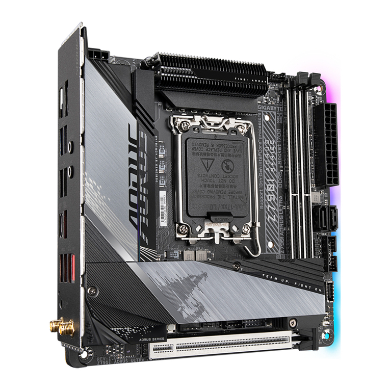 Gigabyte Z790I AORUS ULTRA user manual