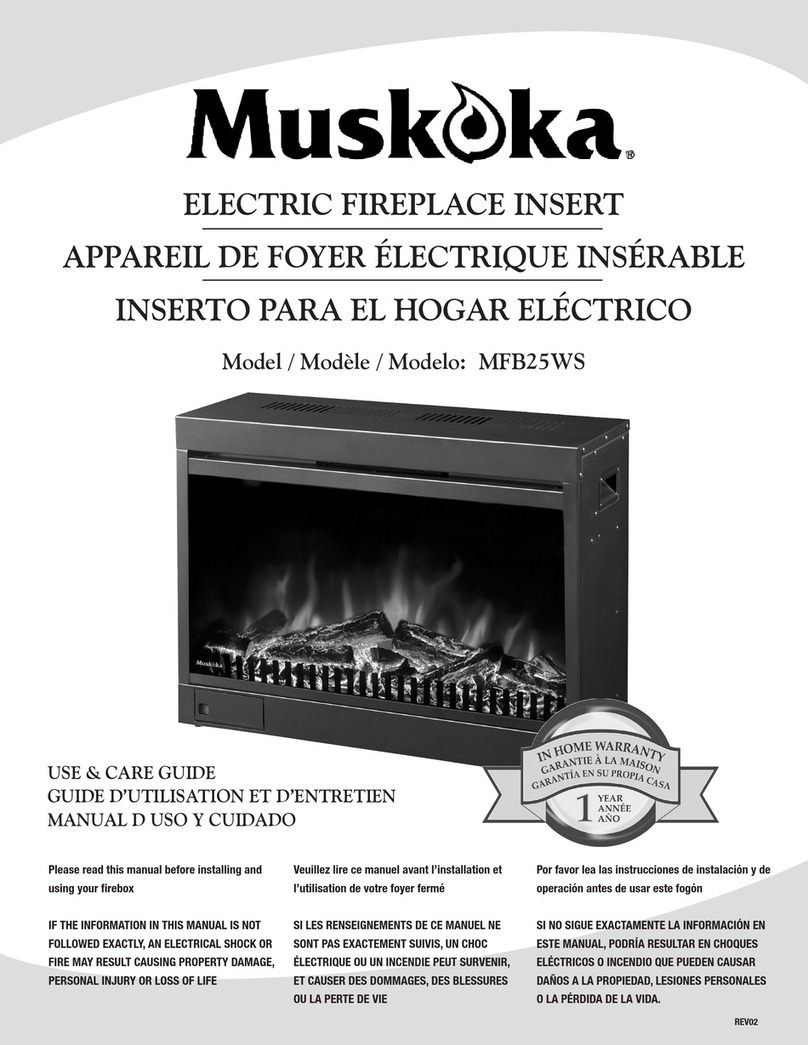 Muskoka MFB25WS User manual Muskoka MFB25WS User manual