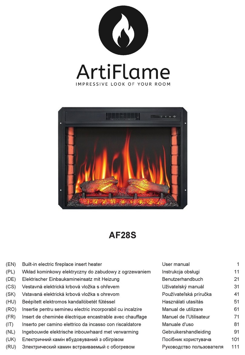 ArtiFlame AF28S user manual ArtiFlame AF28S user manual