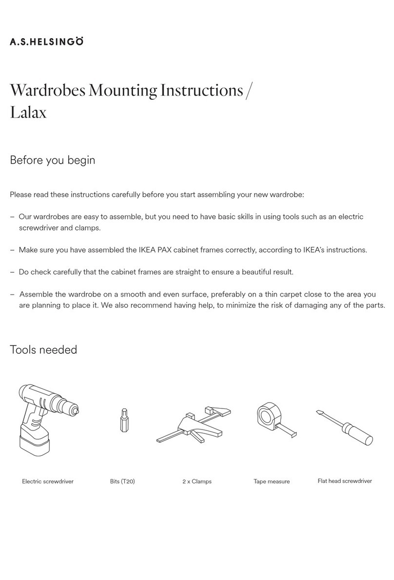 A.S.HELSINGO Lalax Mounting instructions A.S.HELSINGO Lalax Mounting instructions