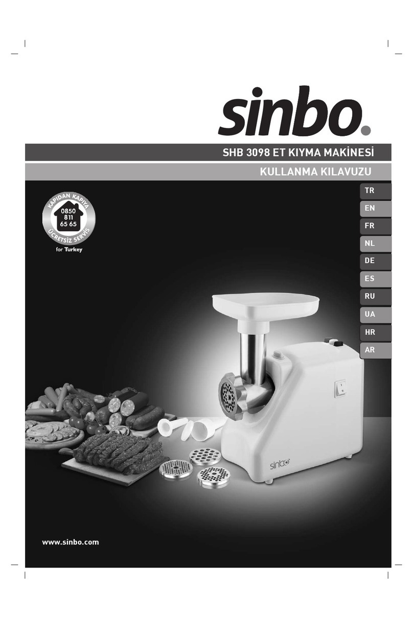 Sinbo SHB 3098 Instructions for use