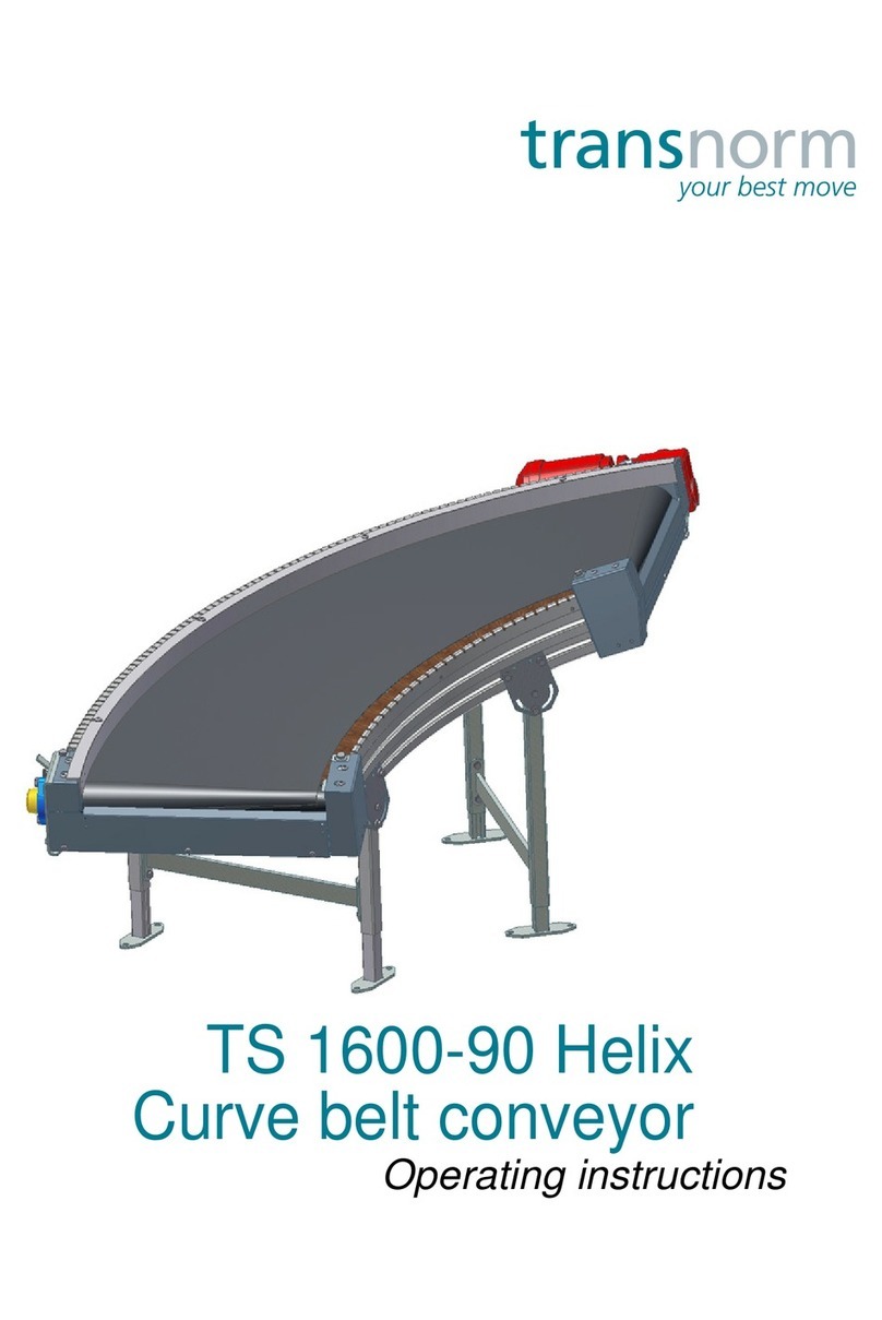 transnorm TS 1600-90 Helix operating instructions