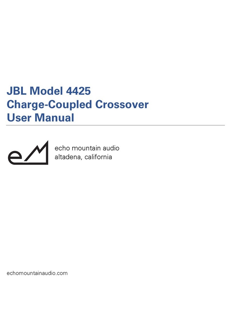Echo Mountain Audio JBL 4425 User manual