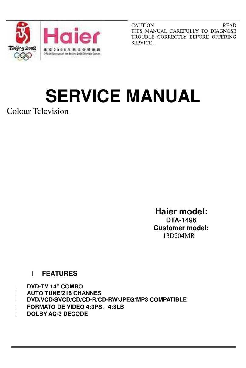 Haier DTA-1496 User manual Haier DTA-1496 User manual