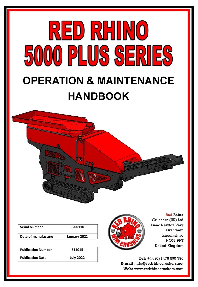 Red Rhino 5000 PLUS Series Operation & Maintenance Handbook