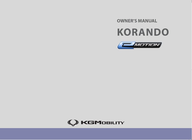 KG Mobility KORANDO e-motion owner's manual