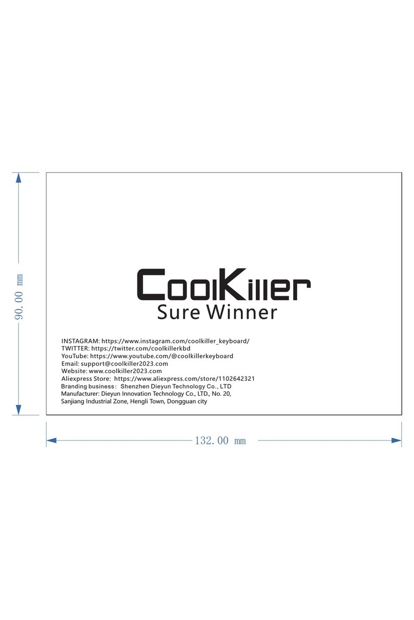 CoolKiller CK 98 instruction manual CoolKiller CK 98 instruction manual