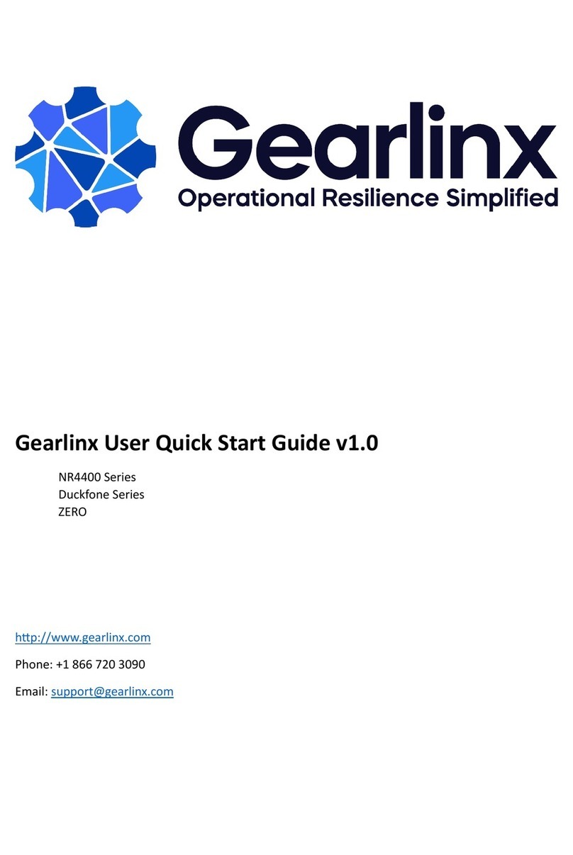 Gearlinx NR4400 Series User's quick start guide