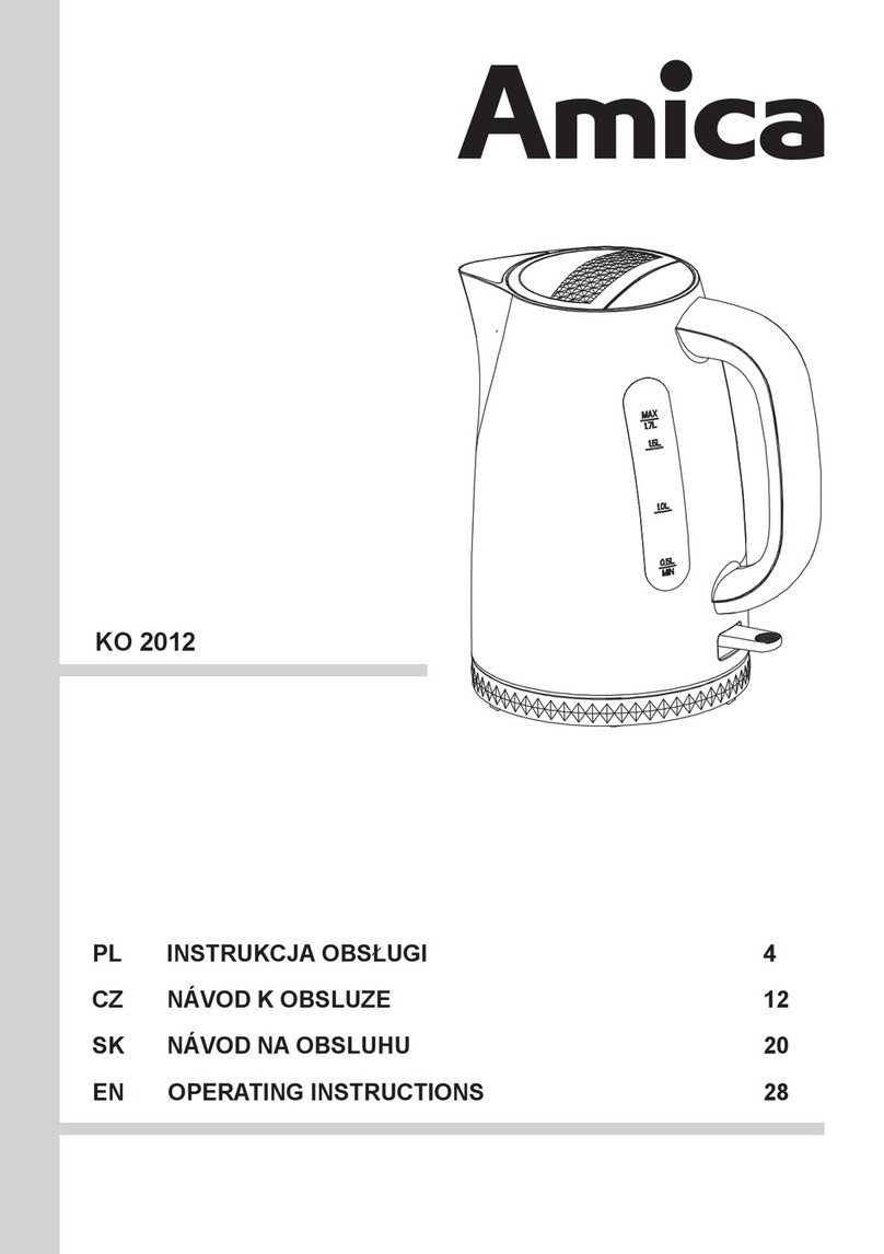Amica KO 2012 operating instructions