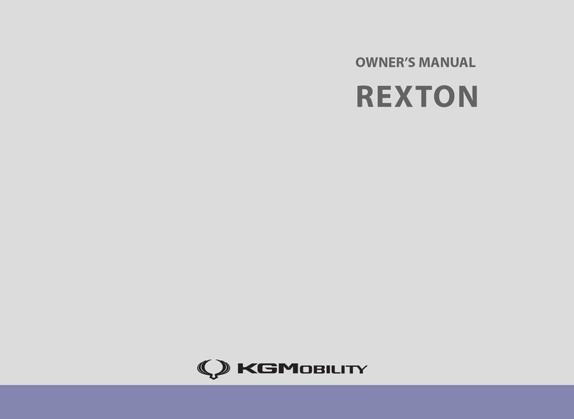 KG Mobility REXTON owner's manual
