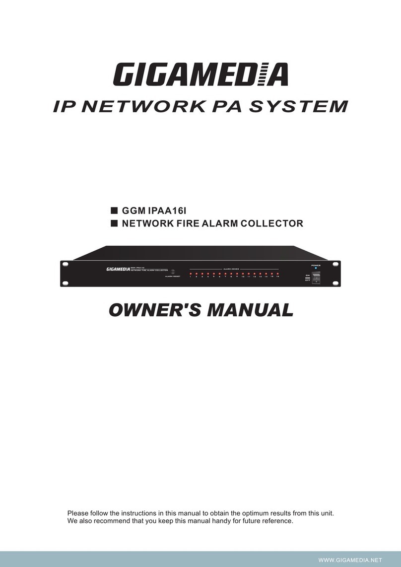 GIGAMEDIA GGM IPAA16I User manual