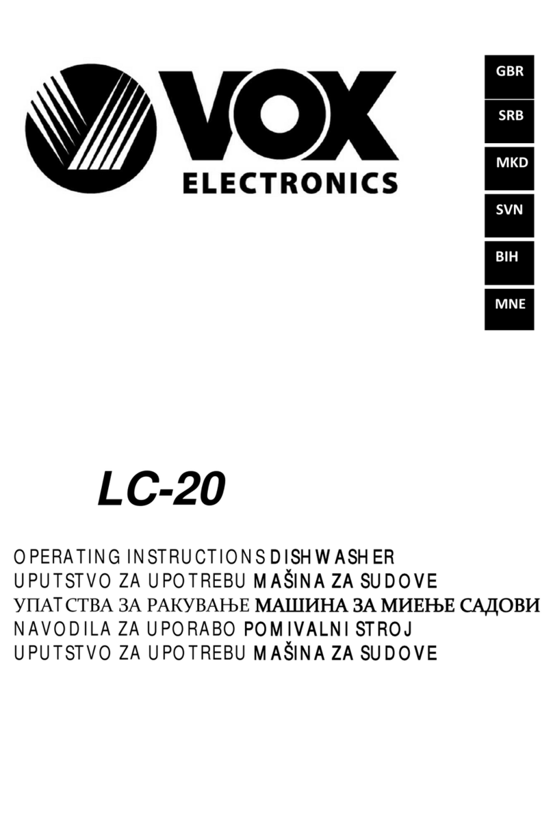 VOX electronics LC-20 operating instructions