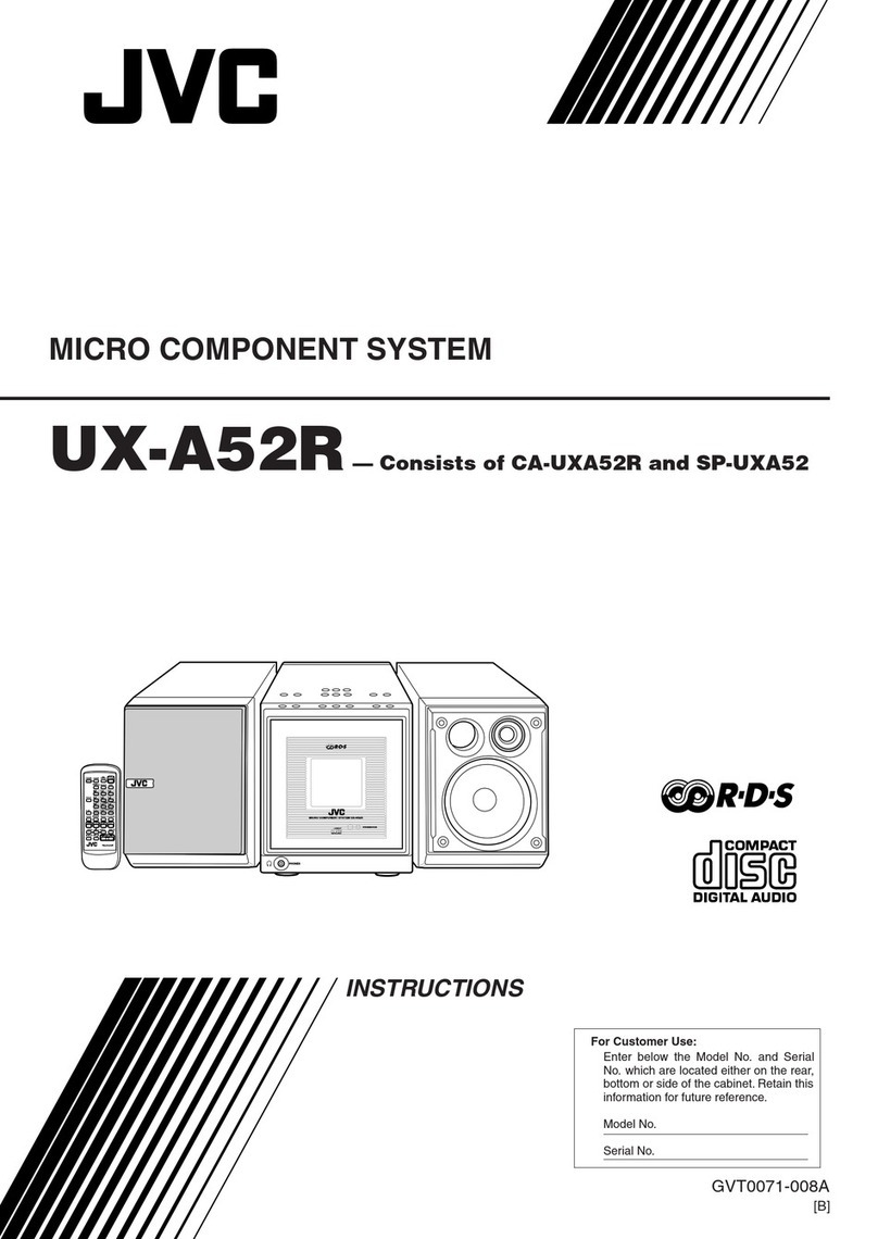 JVC CA-UXA52R User manual