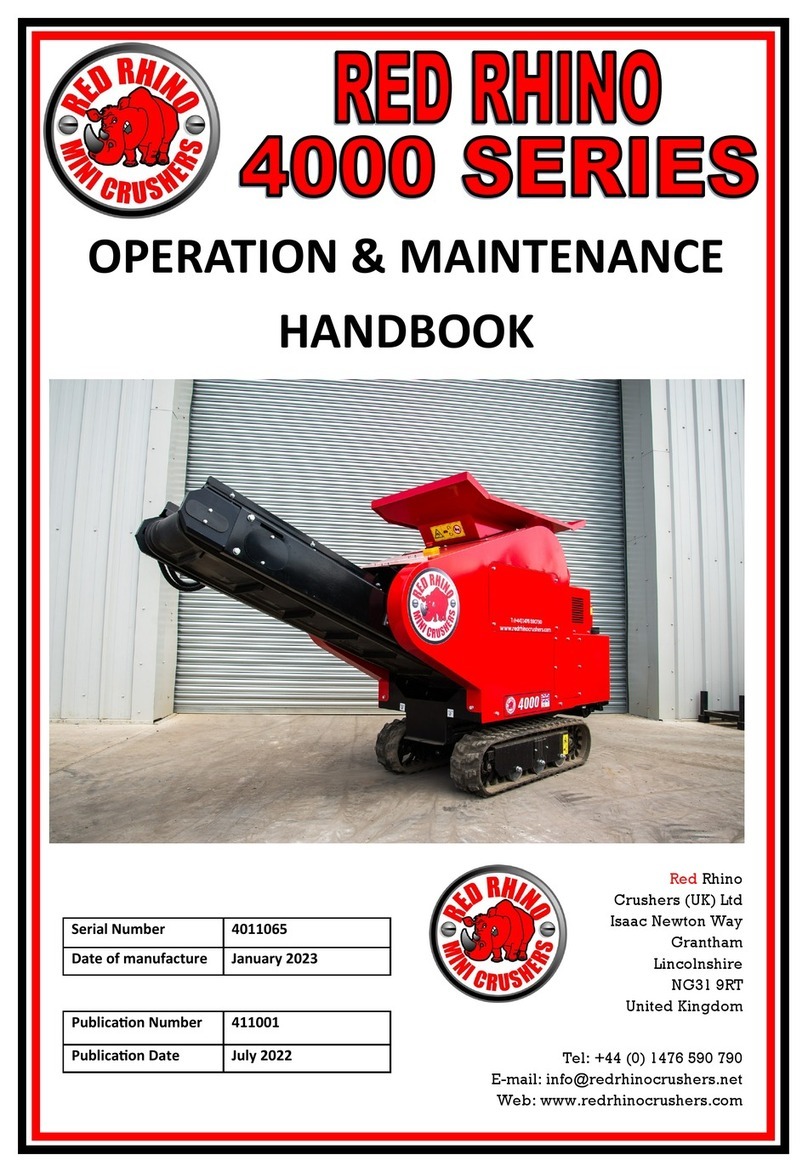 Red Rhino 4000 Series Operation & Maintenance Handbook