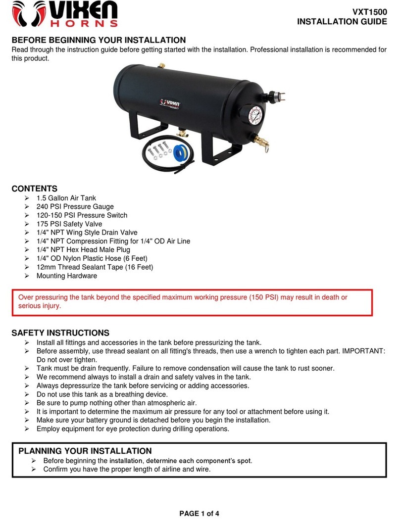 Vixen Horns VXT1500 installation guide