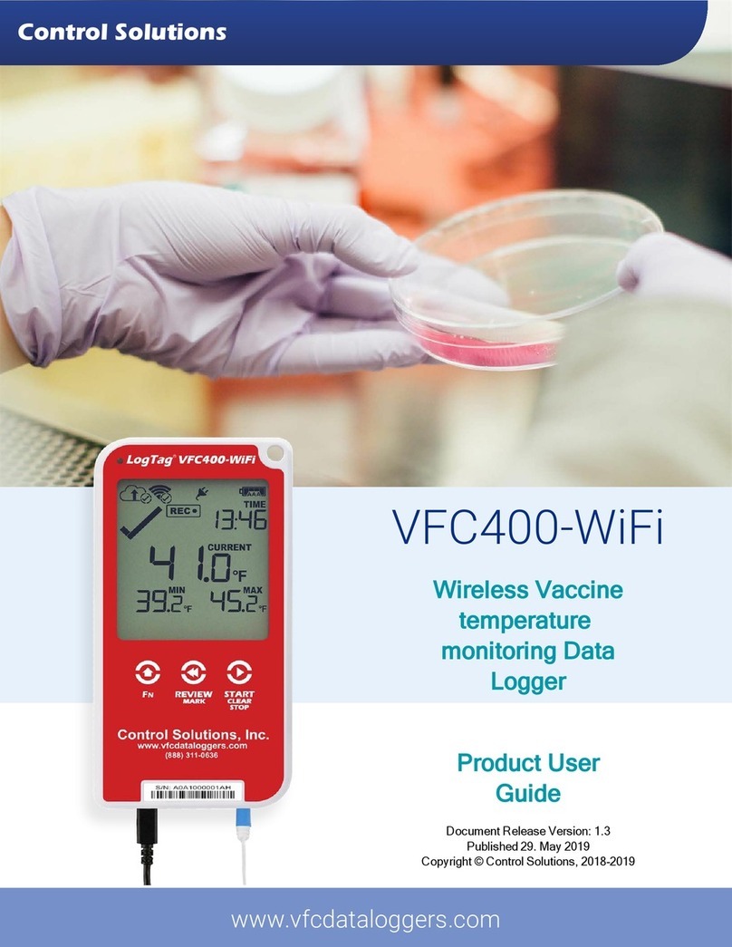 CONTROL SOLUTIONS VFC800-WIFI Product user guide