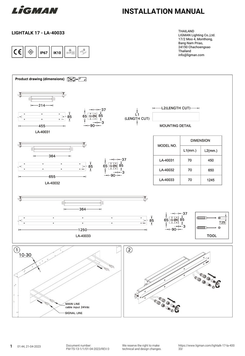 LIGMAN LIGHTALK 17 User manual