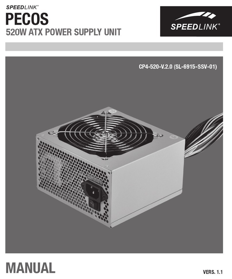 Speed Link PECOS SL-6915-SSV-01 manual