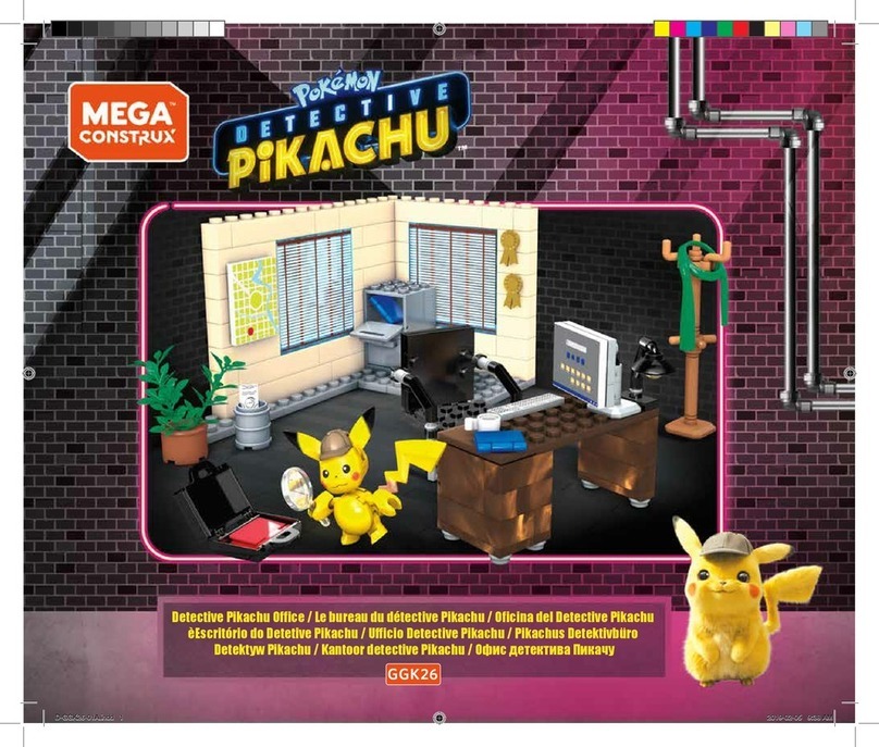 Mattel Mega Construx Pokemon Detective Pikachu... User manual