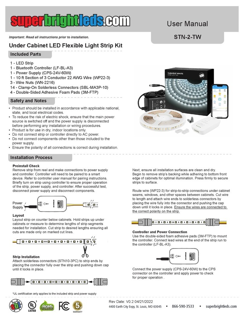 superbrightleds STN-2-TW user manual