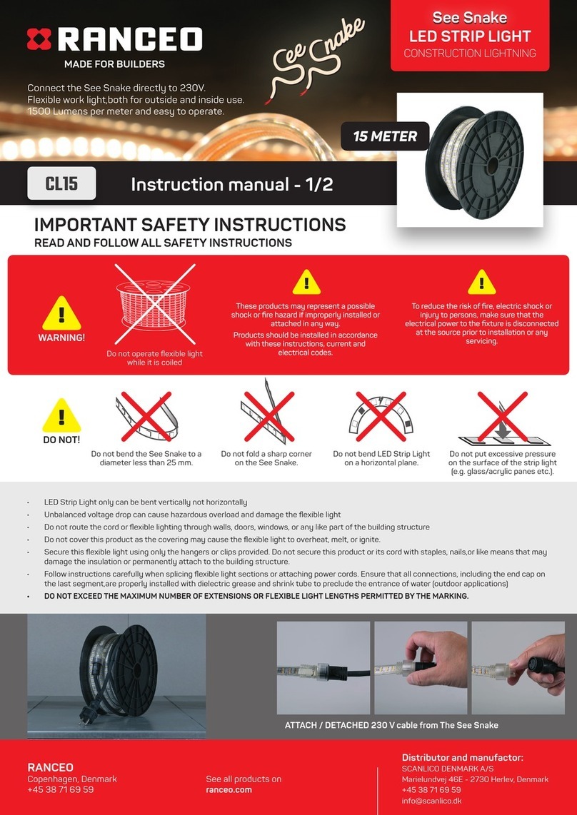 RANCEO See Snake CL15 instruction manual