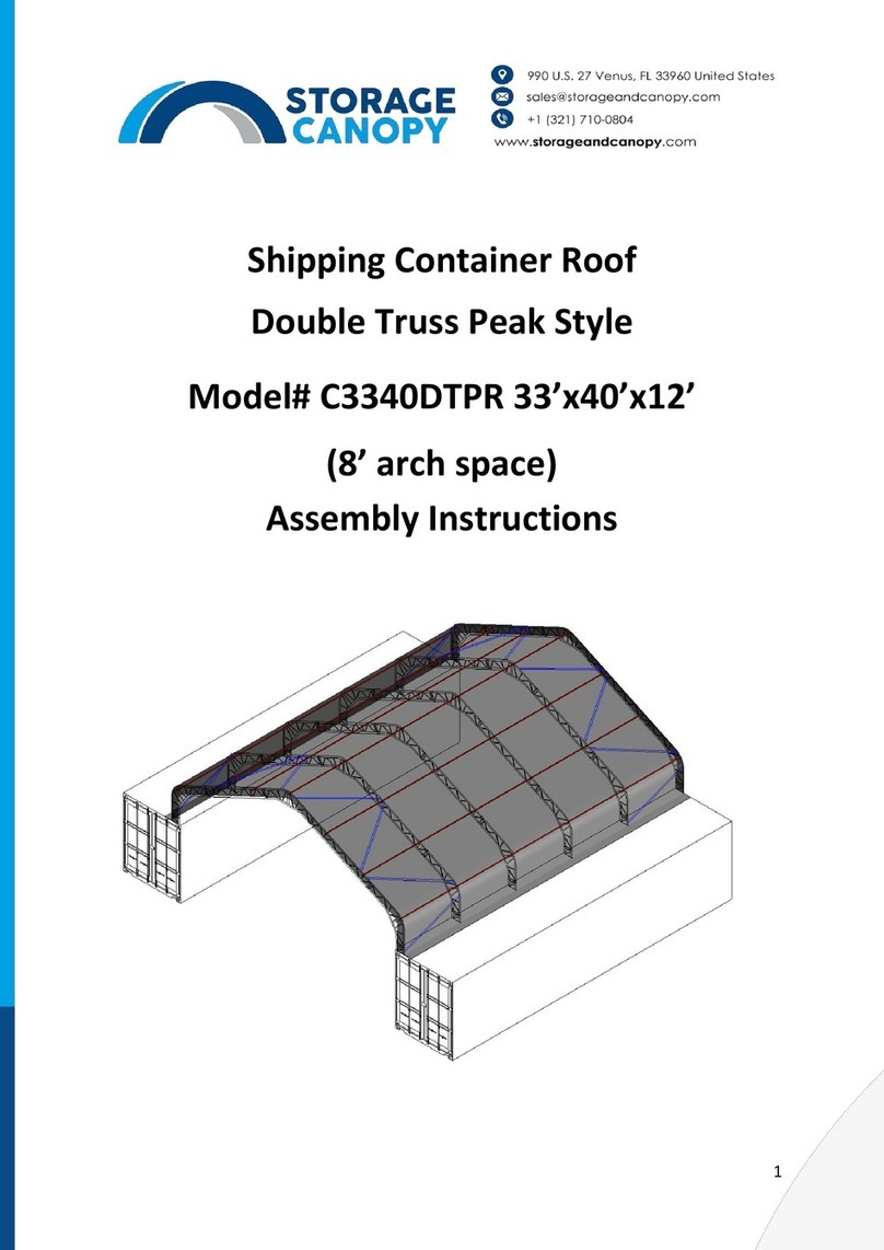 Storage Canopy C3340DTPR User manual Storage Canopy C3340DTPR User manual