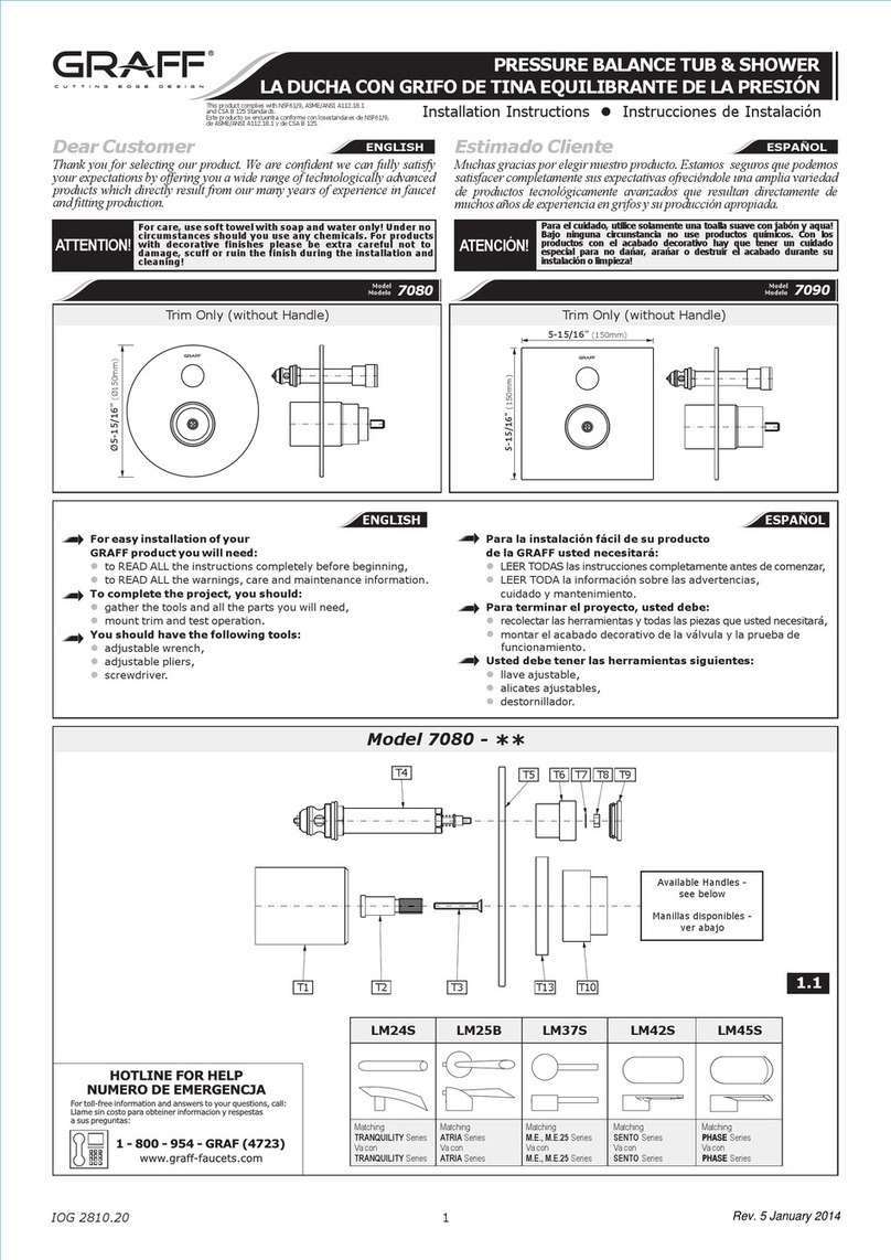 Graff 7090 installation instructions