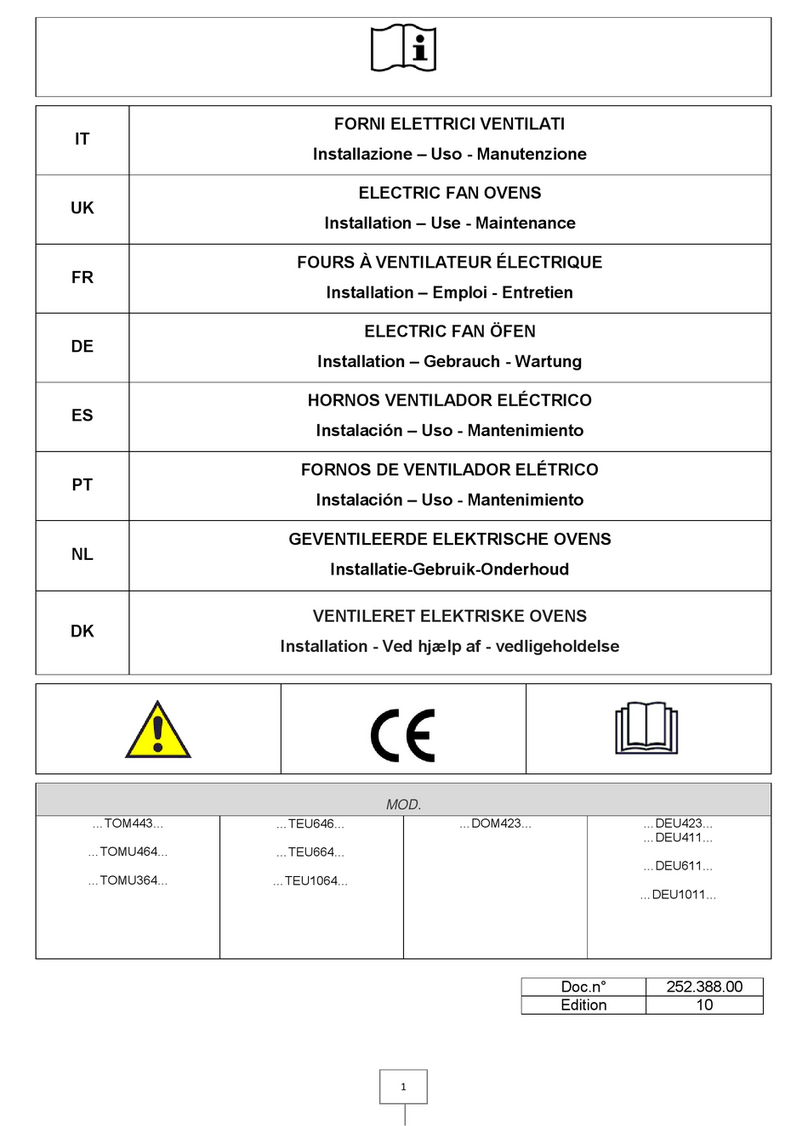 Gastrodomus TOM443 Series Installation - use - maintenance