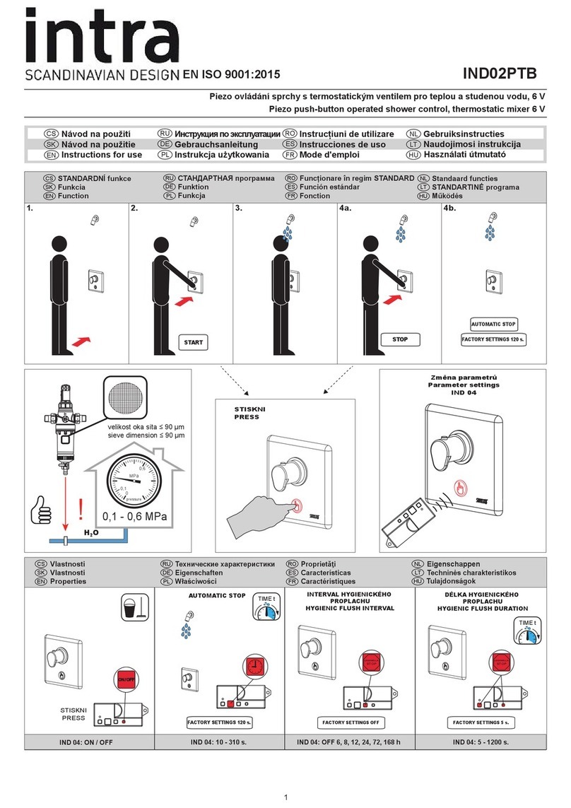 Intra IND02PTB User manual