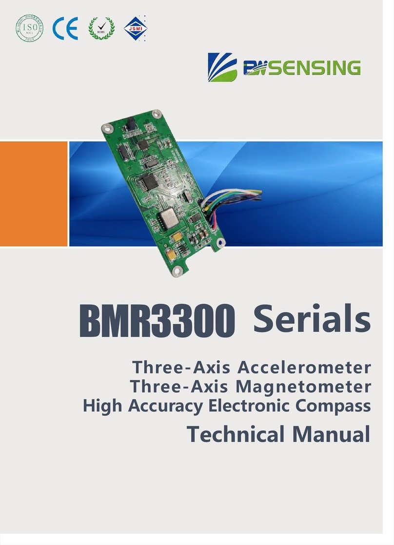 BW SENSING BMR3300 User manual