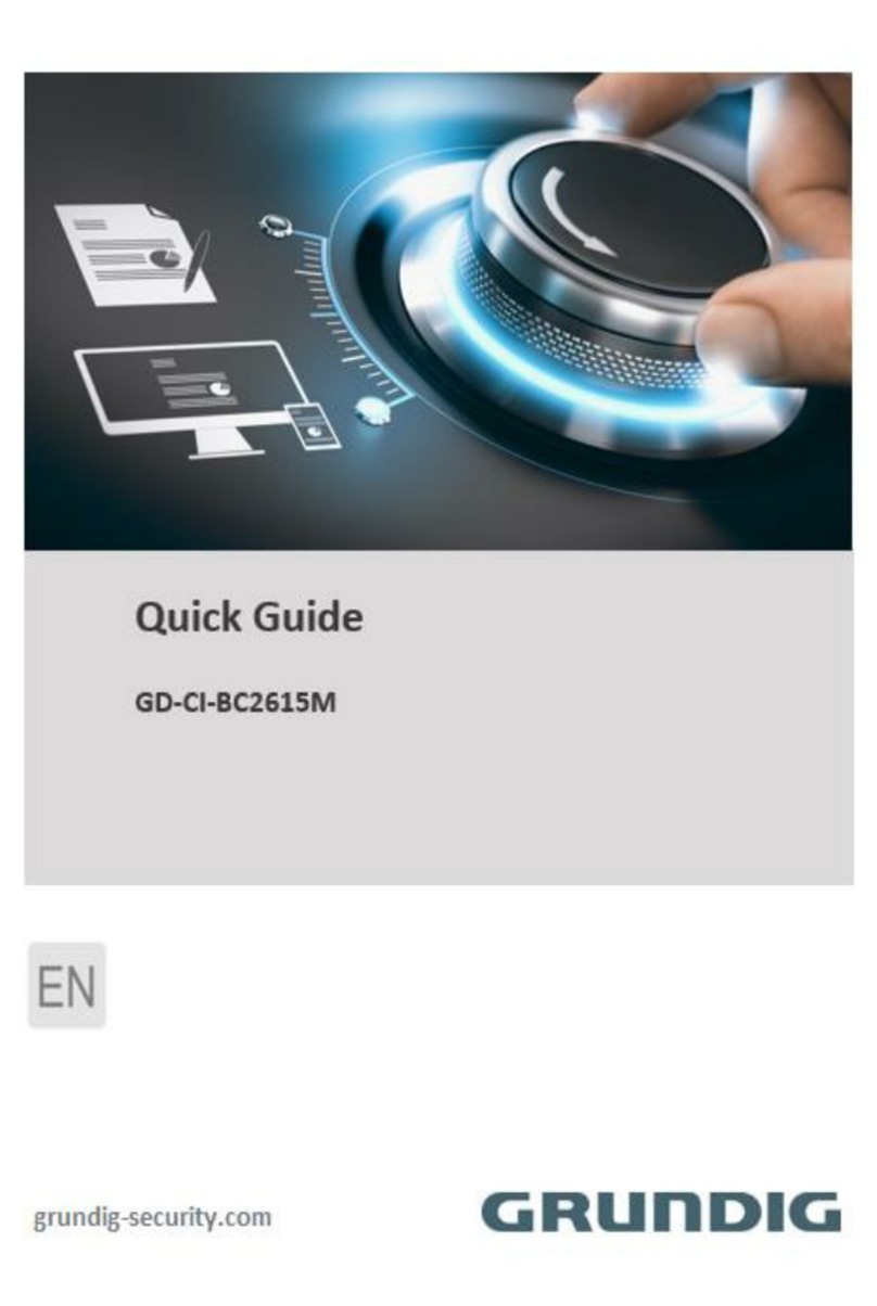 Grundig GD-CI-BC2615M quick start guide