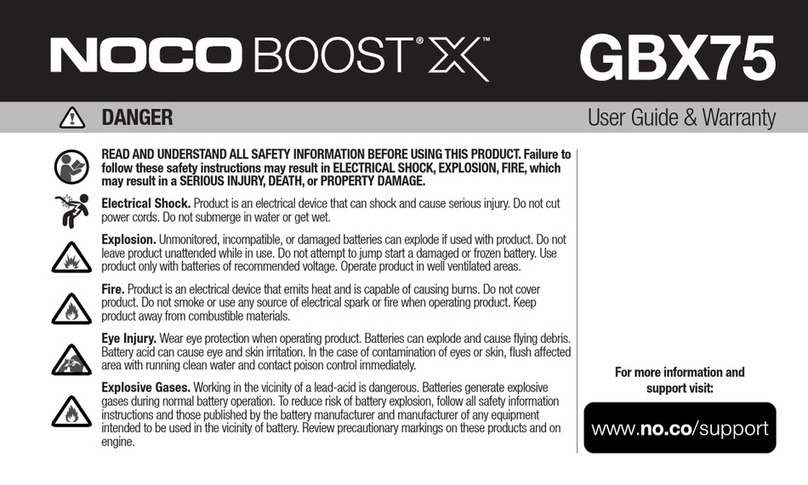 NOCO Genius BOOST X User manual