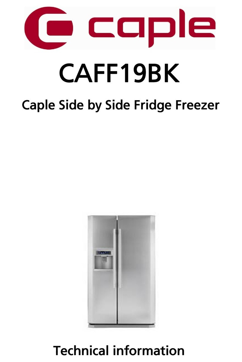 Caple CAFF19BK technical information