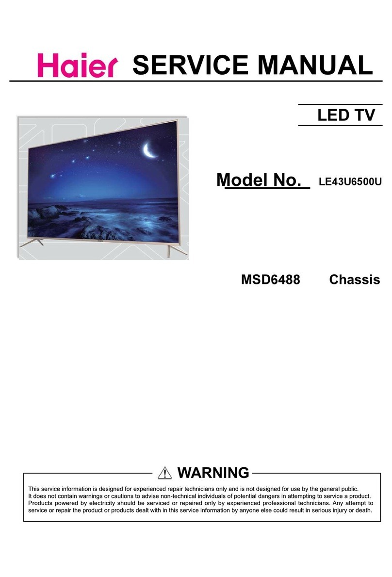 Haier LE43U6500U User manual Haier LE43U6500U User manual