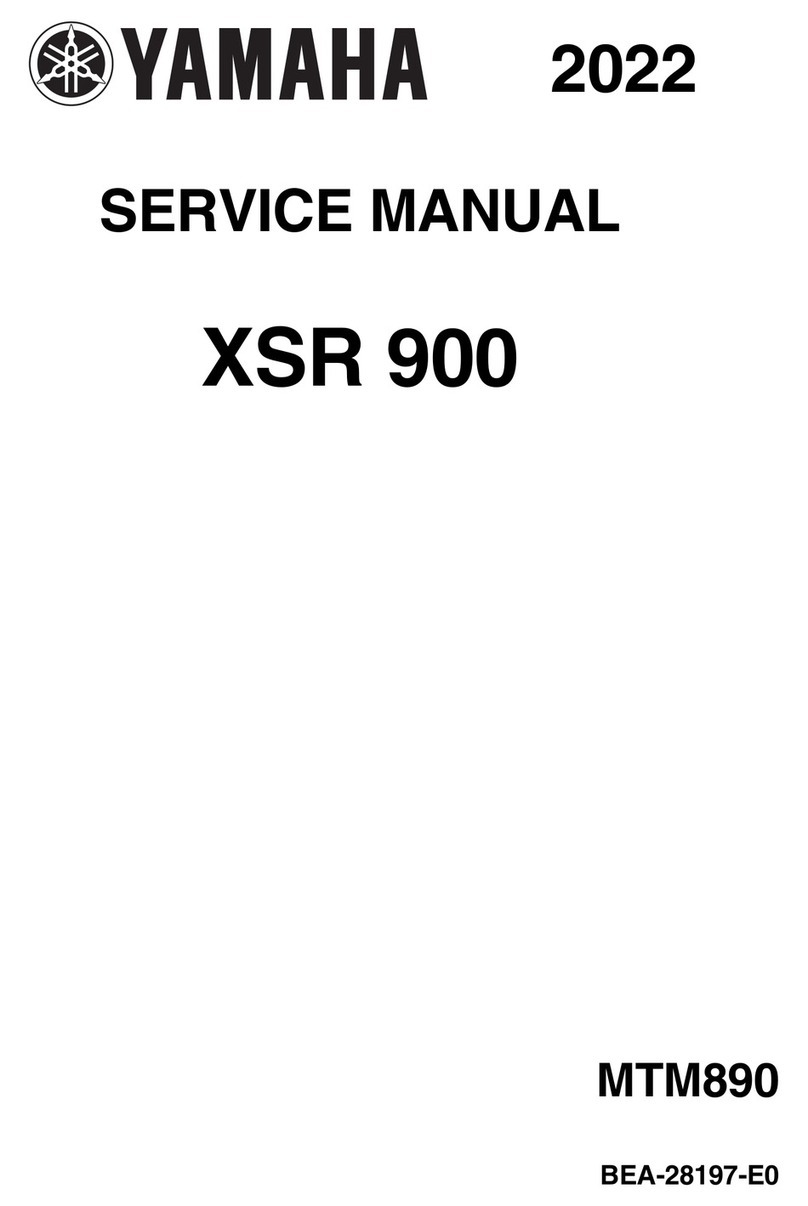 Yamaha XSR900 2022 User manual