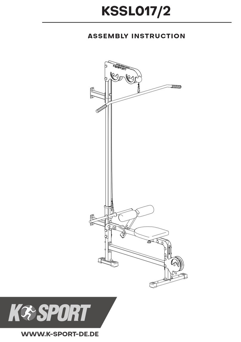 K-SPORT KSSL017/2 Assembly instruction