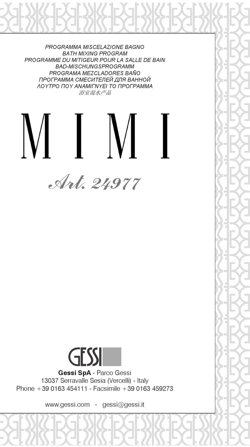 Gessi Mimi 24977 manual
