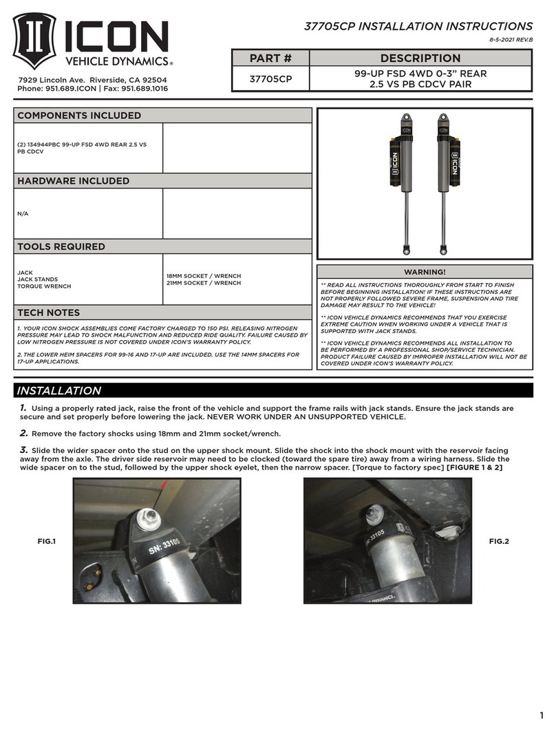 ICON 37705CP User manual