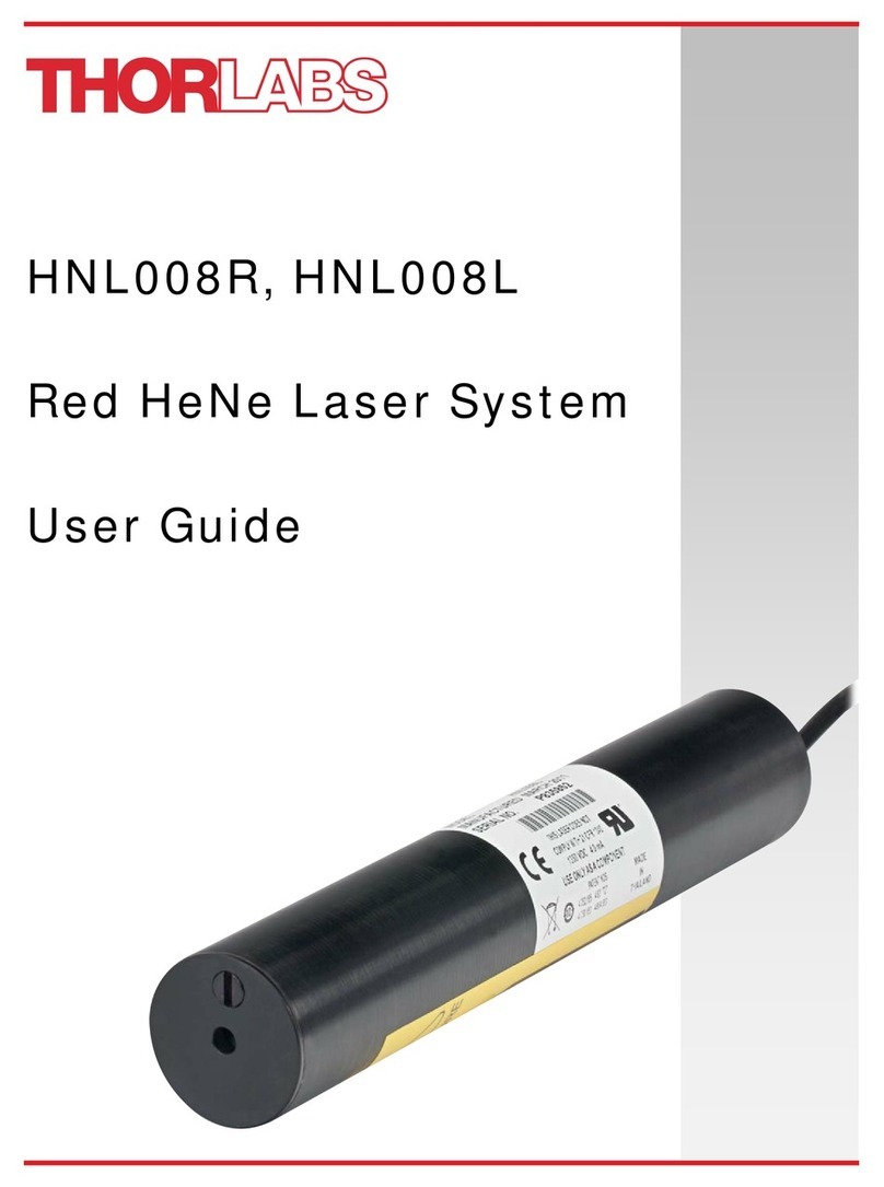 THORLABS HNL008R User manual