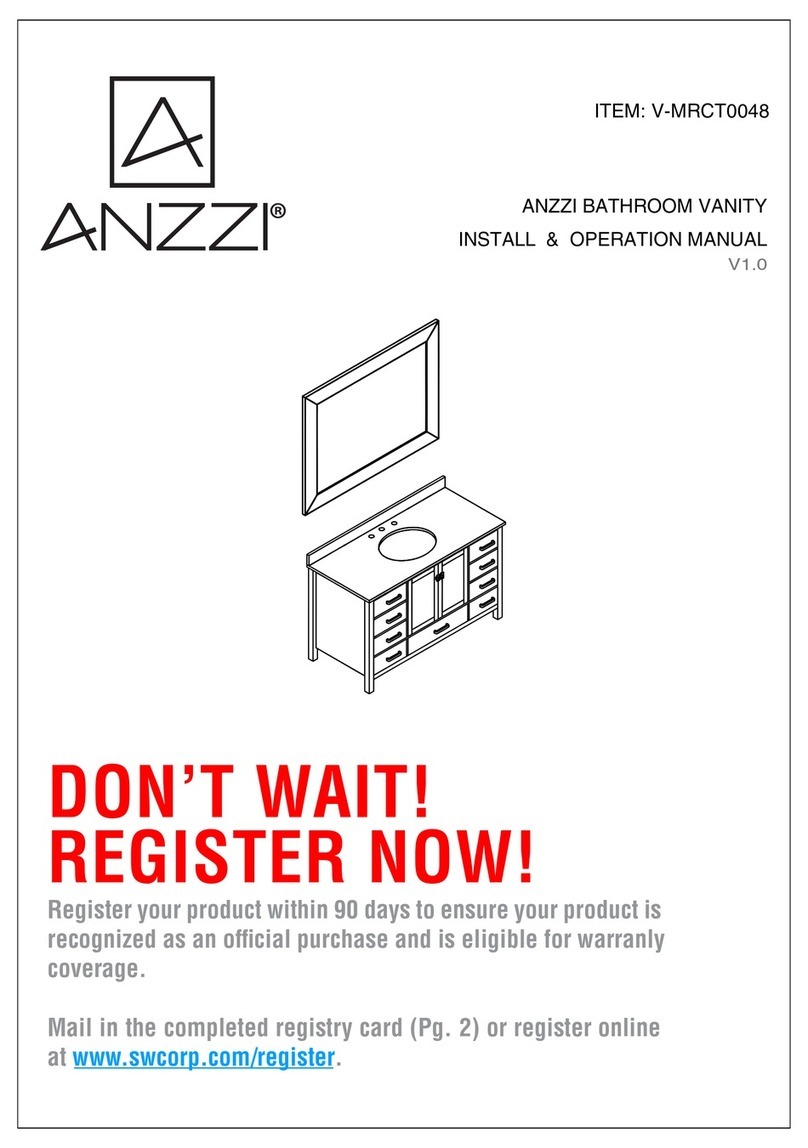 Anzzi Chateau V-MRCT0048 User manual Anzzi Chateau V-MRCT0048 User manual