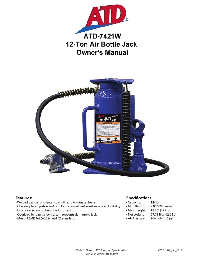 ATD Tools ATD-7421W owner's manual
