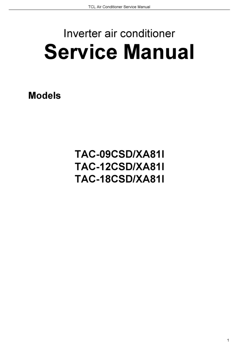 TCL TAC-09CSD/XA81I User manual TCL TAC-09CSD/XA81I User manual