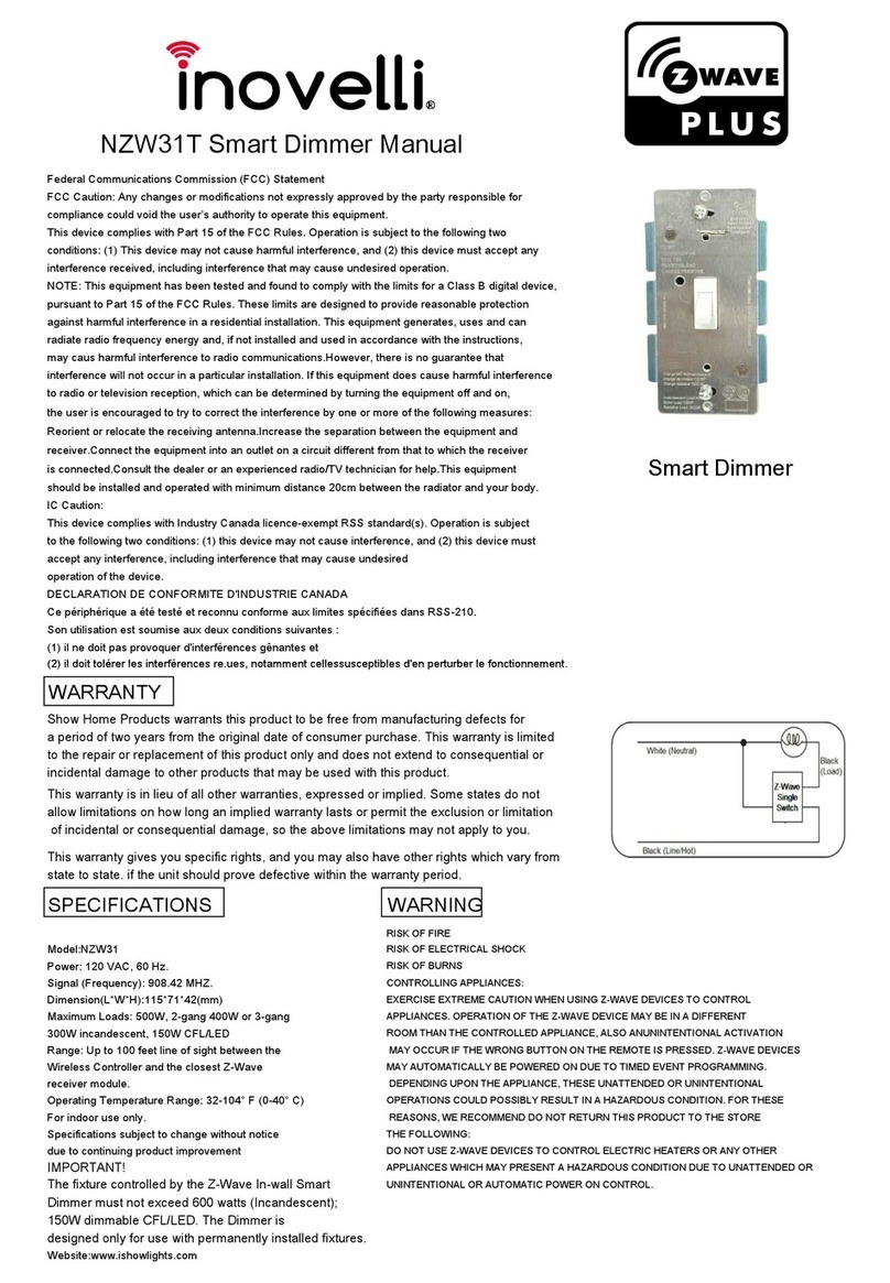Inovelli NZW31T manual