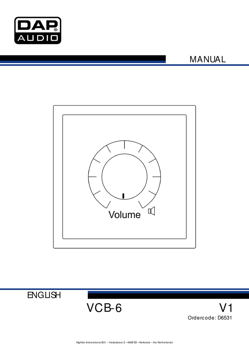 DAPAudio VCB-6 manual DAPAudio VCB-6 manual