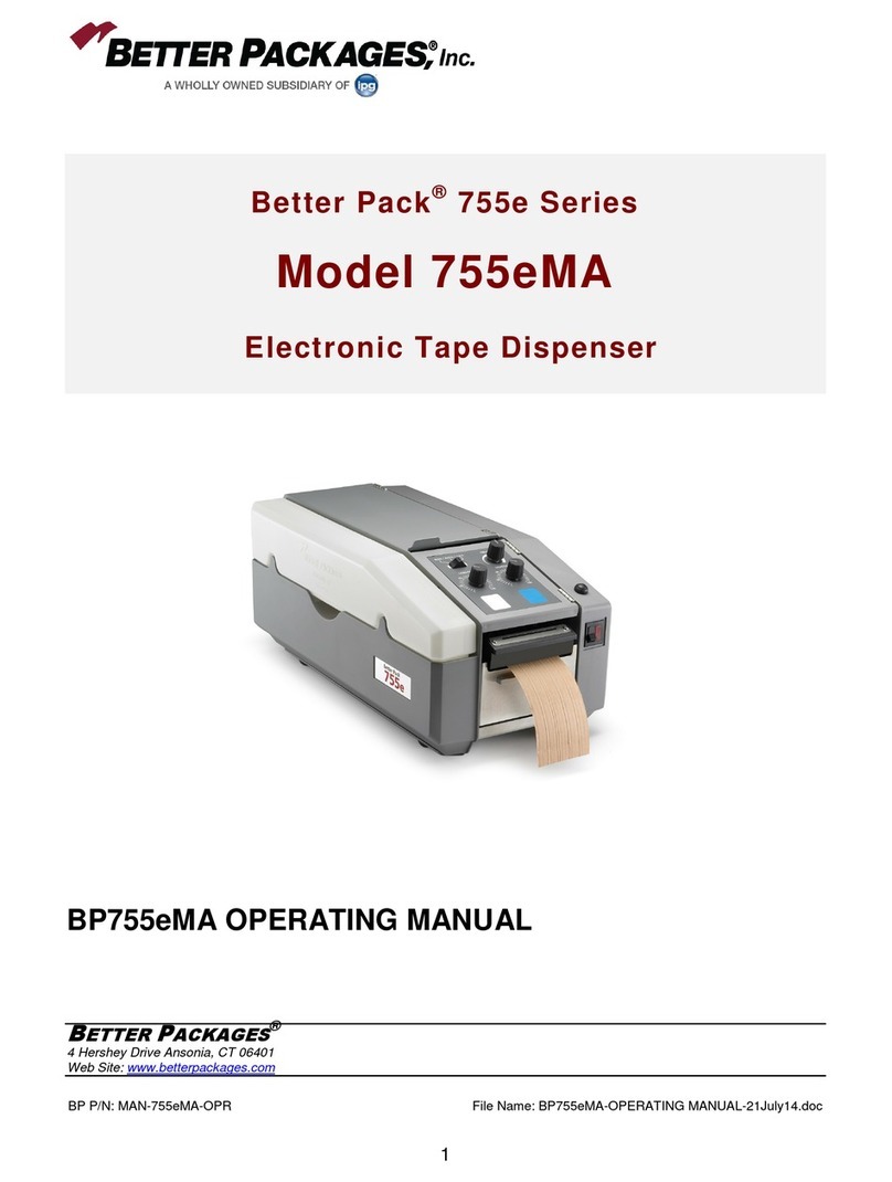 IPG Better Pack 755e Series operating manual IPG Better Pack 755e Series operating manual
