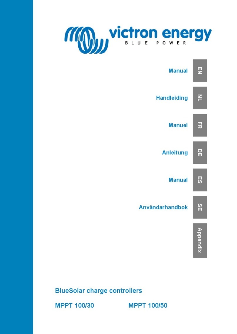 Victron energy BlueSolar 100/50A User manual