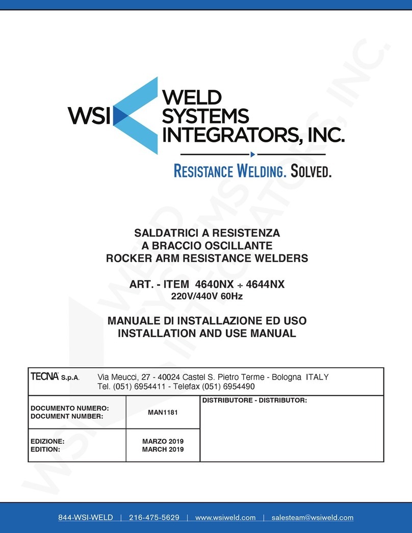 WSI 4640NX Installation and use manual