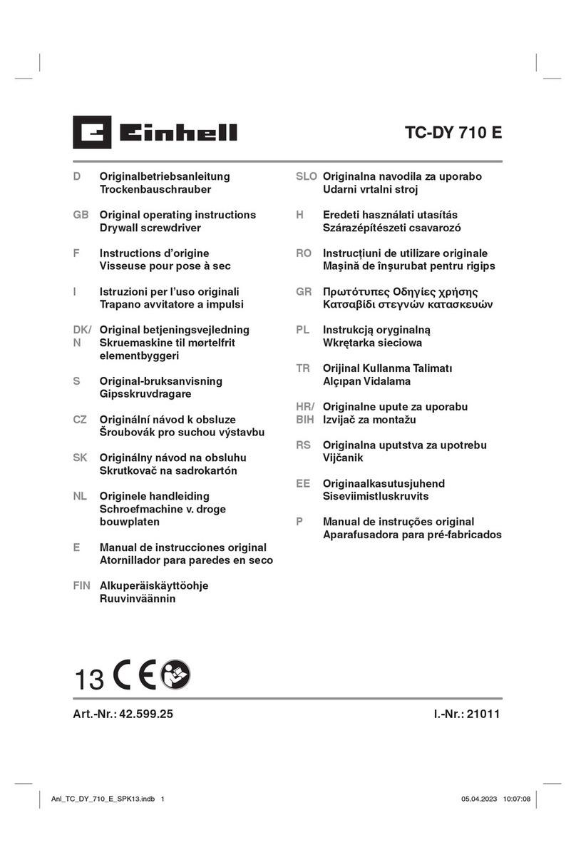 EINHELL TC-DY 710 E User manual