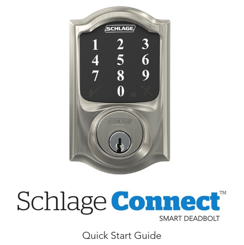Schlage Connect BE469ZP quick start guide
