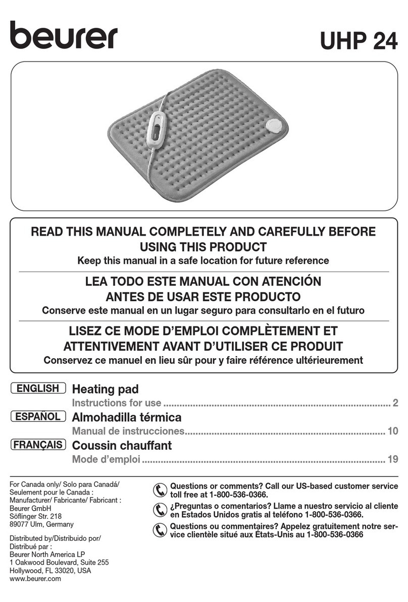 Beurer UHP 24 Instructions for use